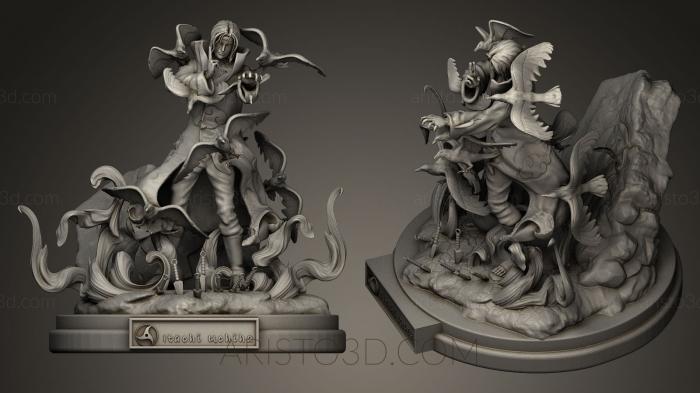 Figurines heroes, monsters and demons (STKM_0042) 3D model for CNC machine